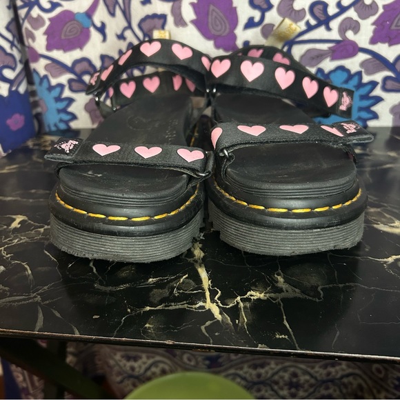 RARE Dr. Martens x Lazy Oaf Vegan Heart Sandal - Picture 3 of 8